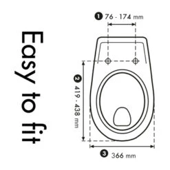 Cedo Pastel Wood Wc Bril Softclose Duroplast -Badkamer Winkel 123 2555