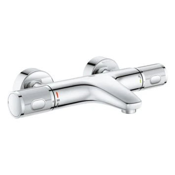 Grohe Thermostatische Badkraan Precision Feel Chroom 15 Cm 3 Grohe Thermostatische Badkraan Precision Feel Chroom 15 Cm
