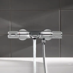 Grohe Thermostatische Badkraan Precision Feel Chroom 15 Cm 8 Grohe Thermostatische Badkraan Precision Feel Chroom 15 Cm -Badkamer Winkel 123 258