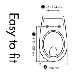 Cedo Loft Wc Bril Softclose Duroplast -Badkamer Winkel 123 2586