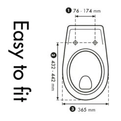 Cedo Mojave Beach Wc Bril Wit Softclose Duroplast -Badkamer Winkel 123 2627