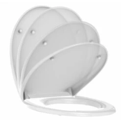 Allibert Lenti WC Bril Wit Met Softclose Kunststof -Badkamer Winkel 123 2642