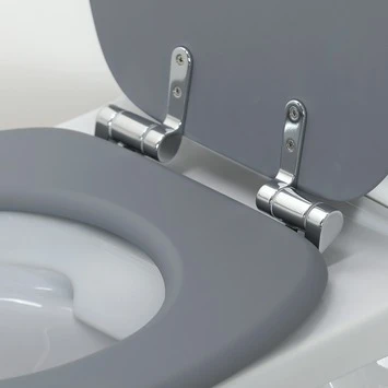 Tiger WC Bril Reno Grijs 5 Tiger WC Bril Reno Grijs - Afbeelding 3