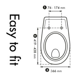 Cedo Dream Blue Wc Bril Softclose Duroplast -Badkamer Winkel 123 2733