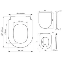 Tiger WC Bril Memphis Wit Kunststof Met Softclose -Badkamer Winkel 123 2791