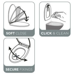 Tiger WC Bril Amadora Pergamon Kunststof Met Softclose -Badkamer Winkel 123 2824