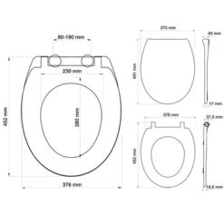 Tiger WC Bril Ventura Wit Kunststof Met Softclose -Badkamer Winkel 123 2868