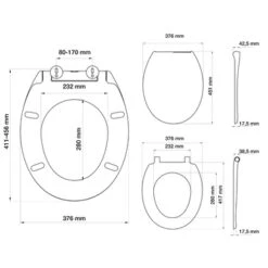 Tiger WC Bril Mason Pergamon Kunststof Met Softclose -Badkamer Winkel 123 2876