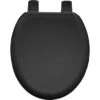 Bemis WC Bril Tacoma Zwart Hout 2 Bemis WC Bril Tacoma Zwart Hout -Badkamer Winkel 123 2904