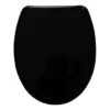 Handson WC Bril Usko Zwart Kunststof Met Softclose -Badkamer Winkel 123 2942
