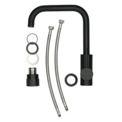 Handson Keukenkraan Olivier Met Hendel Mat Zwart 27 Handson Keukenkraan Olivier Met Hendel Mat Zwart -Badkamer Winkel 123 3035