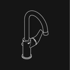 GROHE Wastafelkraan Start Flow L-size Met Hendel En Waste Chroom -Badkamer Winkel 123 3061