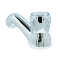 Handson Fonteinkraan Thomas Lage Uitloop Met Draaiknop Chroom -Badkamer Winkel 123 3075