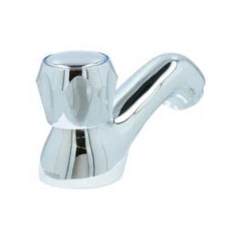 Handson Fonteinkraan Thomas Lage Uitloop Met Draaiknop Chroom -Badkamer Winkel 123 3077