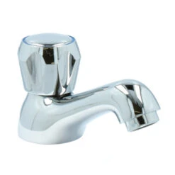 Handson Fonteinkraan Thomas Lage Uitloop Met Draaiknop Chroom -Badkamer Winkel 123 3079