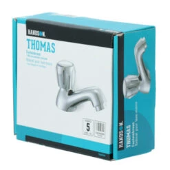 Handson Fonteinkraan Thomas Lage Uitloop Met Draaiknop Chroom -Badkamer Winkel 123 3082