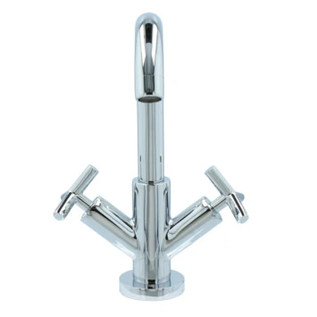 Absolut Wastafelkraan Post 2-knops Chroom 10 Absolut Wastafelkraan Post 2-knops Chroom - Afbeelding 8