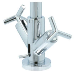 Absolut Wastafelkraan Post 2-knops Chroom 25 Absolut Wastafelkraan Post 2-knops Chroom -Badkamer Winkel 123 3135