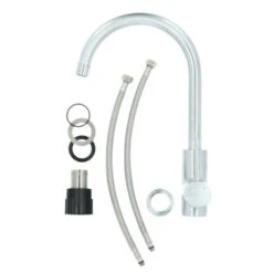 Atlantic Keukenkraan Colin Met Hendel RVS -Badkamer Winkel 123 3189