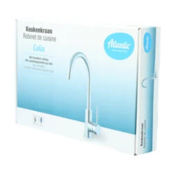 Atlantic Keukenkraan Colin Met Hendel RVS -Badkamer Winkel 123 3190