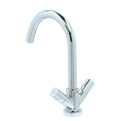 Aqualino Keukenkraan Fortore 2-knops Chroom 15 Aqualino Keukenkraan Fortore 2-knops Chroom -Badkamer Winkel 123 3226
