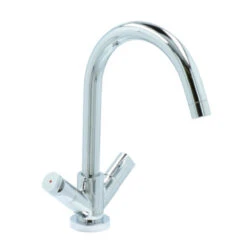 Aqualino Keukenkraan Fortore 2-knops Chroom 19 Aqualino Keukenkraan Fortore 2-knops Chroom -Badkamer Winkel 123 3230