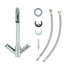 Aqualino Keukenkraan Fortore 2-knops Chroom 21 Aqualino Keukenkraan Fortore 2-knops Chroom -Badkamer Winkel 123 3232