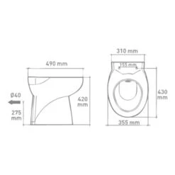 Van Marcke Staand Toilet Met Vermaler 5 Van Marcke Staand Toilet Met Vermaler -Badkamer Winkel 123 330