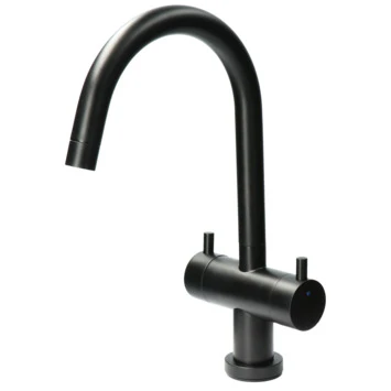 Atlantic Keukenkraan Adrian 2-knops Zwart 3 Atlantic Keukenkraan Adrian 2-knops Zwart