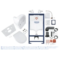 Grohe Wc-pack Bau Arena 4 In 1 -Badkamer Winkel 123 337