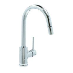 Atlantic Keukenkraan Jeremy Met Hendel En Uittrekbare Sproeikop Chroom -Badkamer Winkel 123 3378