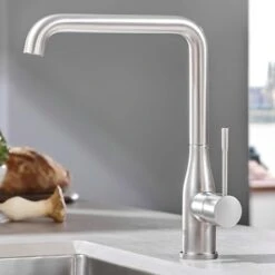 GROHE Keukenkraan Essence L-size Met Hendel Supersteel -Badkamer Winkel 123 3388