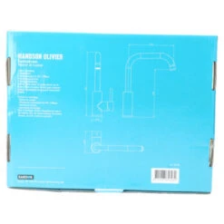 Handson Keukenkraan Olivier Met Hendel Chroom 25 Handson Keukenkraan Olivier Met Hendel Chroom -Badkamer Winkel 123 3448