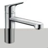 Hansgrohe Keukenkraan Focus M43 Met Hendel RVS 120 1 Hansgrohe Keukenkraan Focus M43 Met Hendel RVS 120 -Badkamer Winkel 123 3464