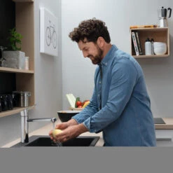 Hansgrohe Keukenkraan Focus M43 Met Hendel Chroom 120 -Badkamer Winkel 123 3479