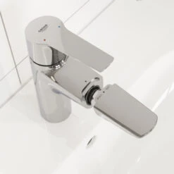 Grohe Wastafelkraan Start M-size Uittrekbaar QuickFix Chroom -Badkamer Winkel 123 3493