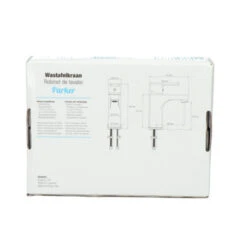 Atlantic Wastafelkraan Parker Met Hendel Zwart -Badkamer Winkel 123 3530