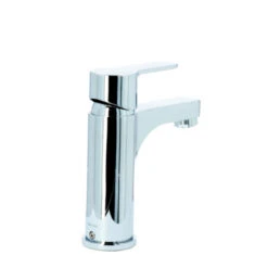 Atlantic Wastafelkraan Parker Met Hendel Chroom -Badkamer Winkel 123 3547