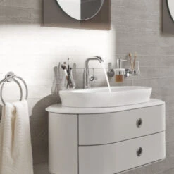 GROHE Wastafelkraan Essence M-size Met Hendel En Waste Chroom -Badkamer Winkel 123 3561