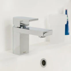 Tiger Wastafelkraan Items Met Hendel Chroom -Badkamer Winkel 123 3584