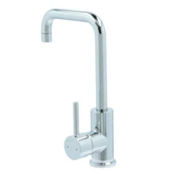 Absolut Wastafelkraan Haiti Met Hendel En Pop-up Afvoerplug Chroom -Badkamer Winkel 123 3590