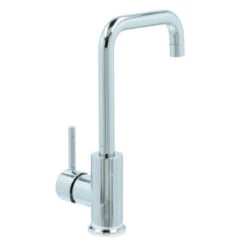 Absolut Wastafelkraan Haiti Met Hendel En Pop-up Afvoerplug Chroom -Badkamer Winkel 123 3592