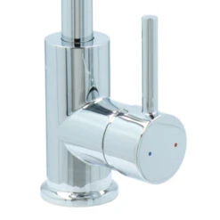 Absolut Wastafelkraan Haiti Met Hendel En Pop-up Afvoerplug Chroom -Badkamer Winkel 123 3596