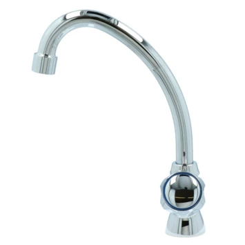 Handson Fonteinkraan Thomas C-uitloop Met Draaiknop Chroom 4 Handson Fonteinkraan Thomas C-uitloop Met Draaiknop Chroom - Afbeelding 2