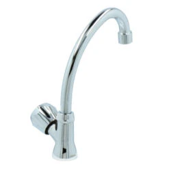 Handson Fonteinkraan Thomas C-uitloop Met Draaiknop Chroom 18 Handson Fonteinkraan Thomas C-uitloop Met Draaiknop Chroom -Badkamer Winkel 123 3609