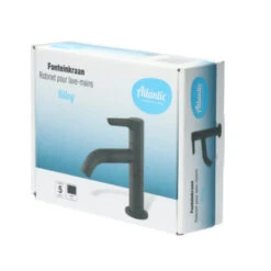 Atlantic Fonteinkraan Riley Met Hendel Zwart 23 Atlantic Fonteinkraan Riley Met Hendel Zwart -Badkamer Winkel 123 3636