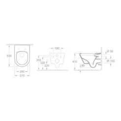 Villeroy & Boch Wandcloset Zonder Spoelrand -Badkamer Winkel 123 366