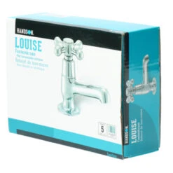 Handson Fonteinkraan Louise Met Draaiknop Chroom 24 Handson Fonteinkraan Louise Met Draaiknop Chroom -Badkamer Winkel 123 3660