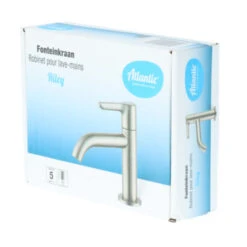 Atlantic Fonteinkraan Riley Met Hendel RVS -Badkamer Winkel 123 3704