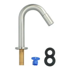 Atlantic Fonteinkraan Scott Met Draaiknop RVS 21 Atlantic Fonteinkraan Scott Met Draaiknop RVS -Badkamer Winkel 123 3725